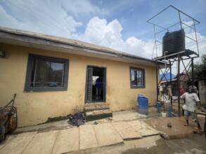 Solar powered borehole for Mpape community