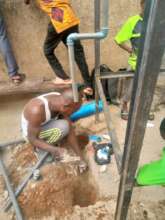 Solar powered borehole for Mpape community