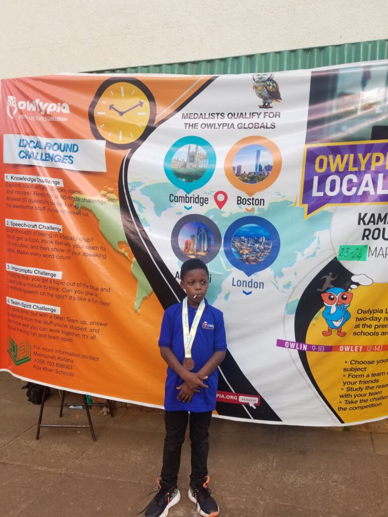Quincy in Owlypia Global Debate Competition
