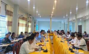 Gender-Based Violence Meeting at a District Hall