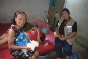 Food supply distribution in Tagulandang Island