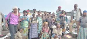 This was after relief aid distribution in Bulengo