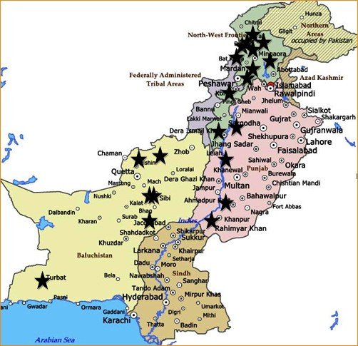 Relief International _ Pakistan Map Activities