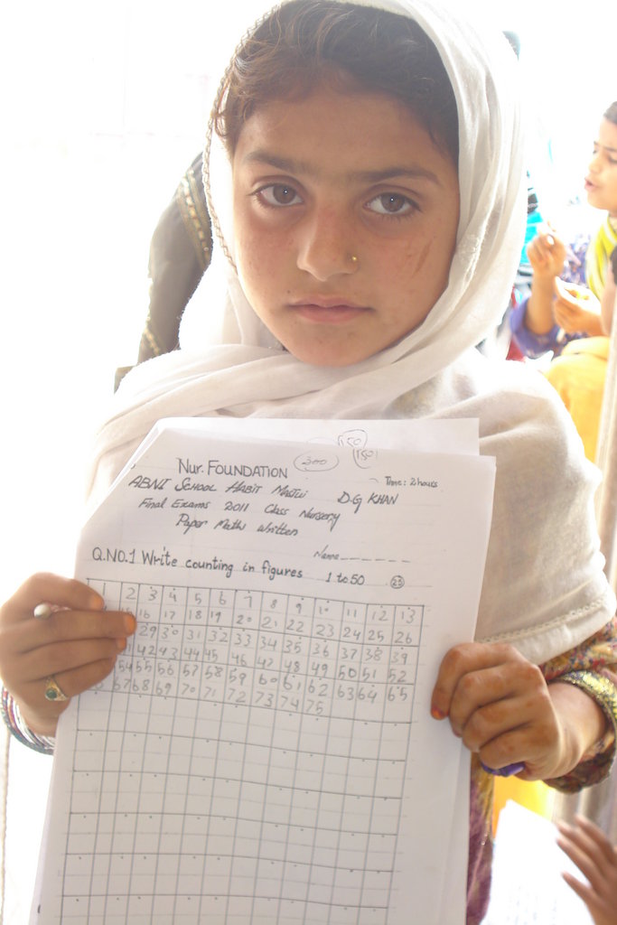 School for the flood hit children in Pakistan