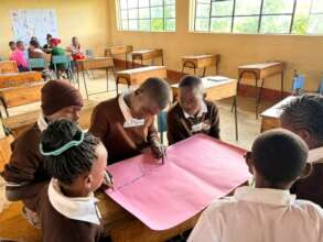 Children discussing ground rules