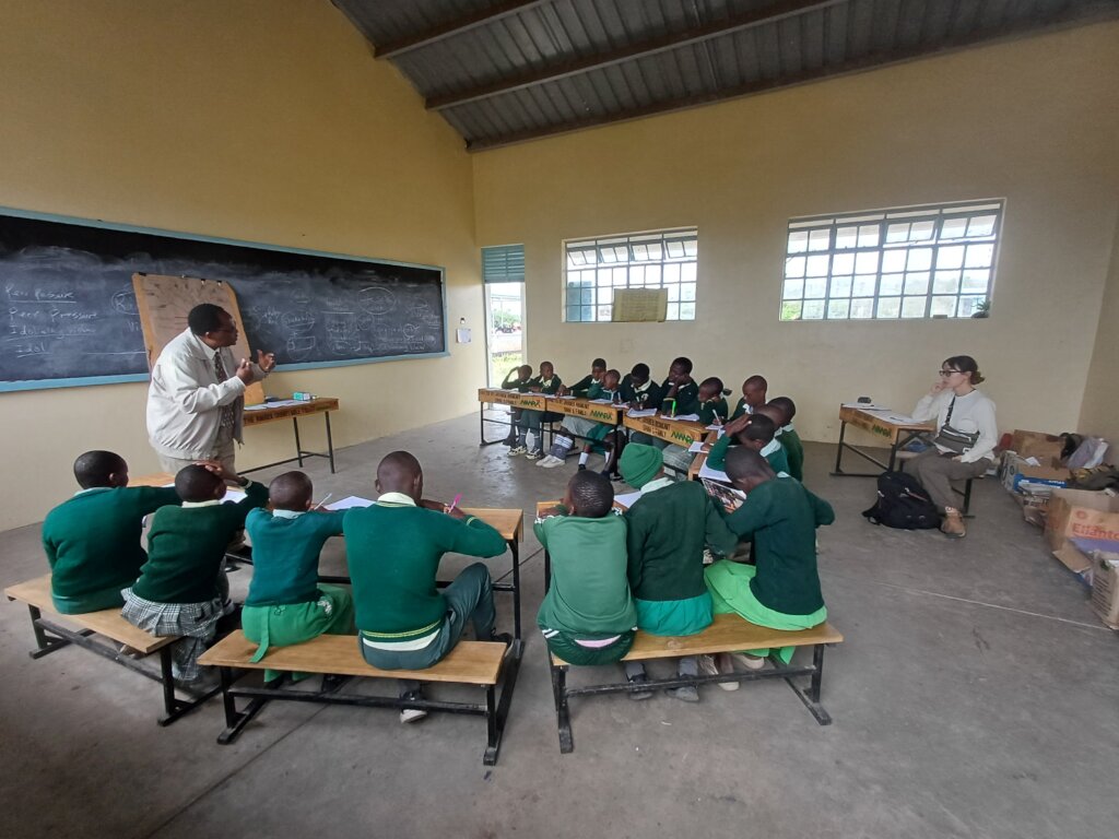 A club session at one of the six schools.