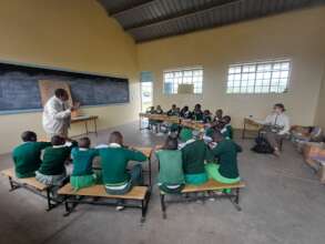 A club session at one of the six schools.
