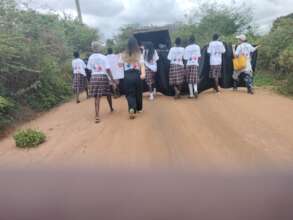 During the walk