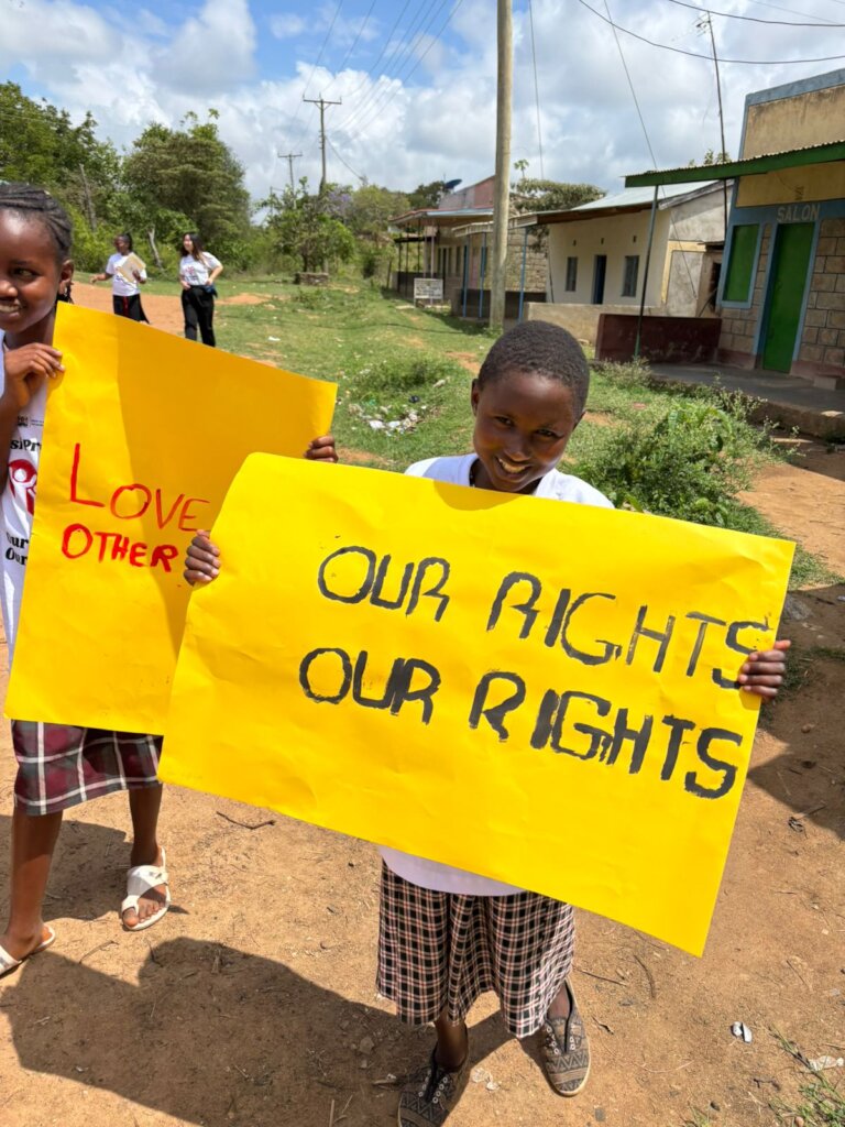 Children made posters