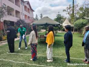 Day one during outdoor activity