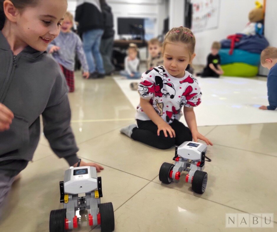 Fun during our robotics and programming classes