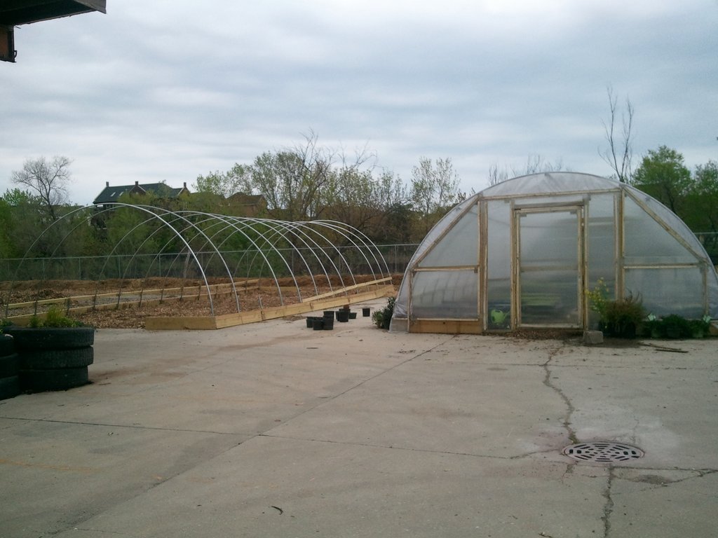 2nd hoop house.