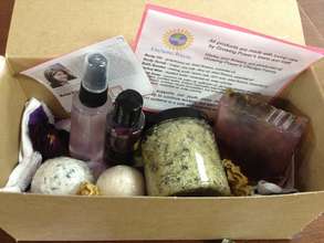 Beauty Gift Baskets made by Growing Power Teens
