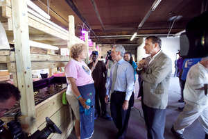 Mayor and Iron St.'s aquaponics