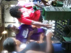 Iron Street youth transplanting
