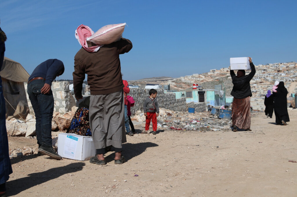 Food Baskets for Displaced Families