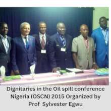 Dignitaries in the oil spill conference Nigeria 20