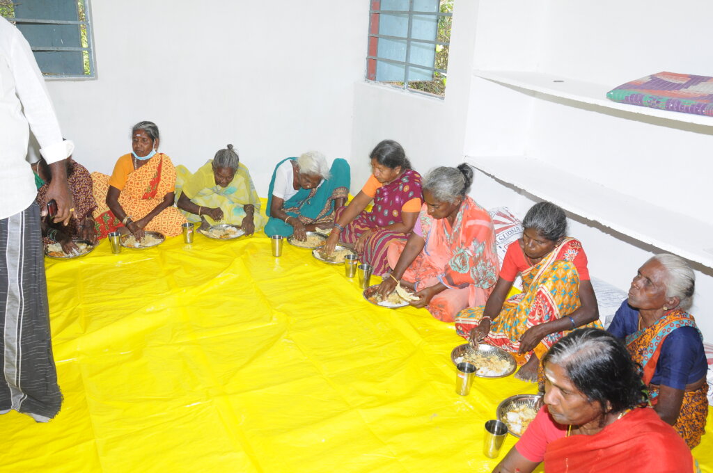 Food sponsorship for neglected old age persons