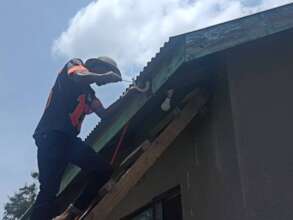 installing rainwater collection gutters Kikatiti