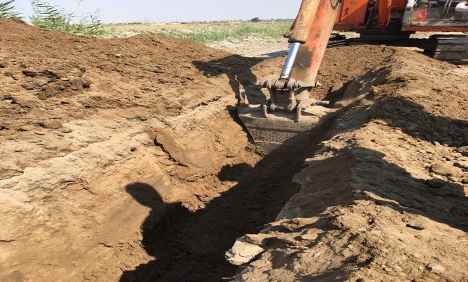 Holding company for water digging for new pipes