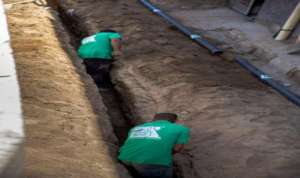 Digging water networks for poorest villages