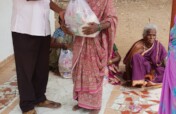 Monthly food groceries to Neglected old age person
