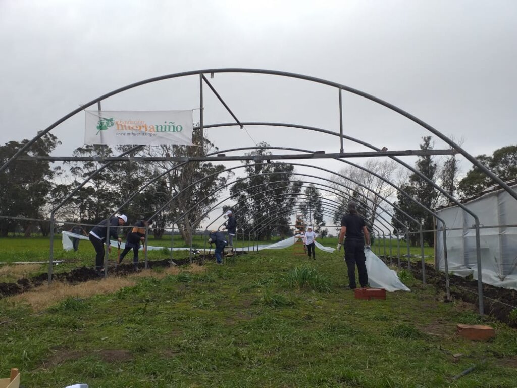 2,410 Children benefited with 10 Vegetable Gardens