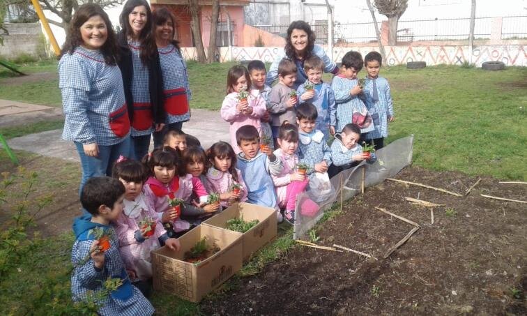 2,410 Children benefited with 10 Vegetable Gardens