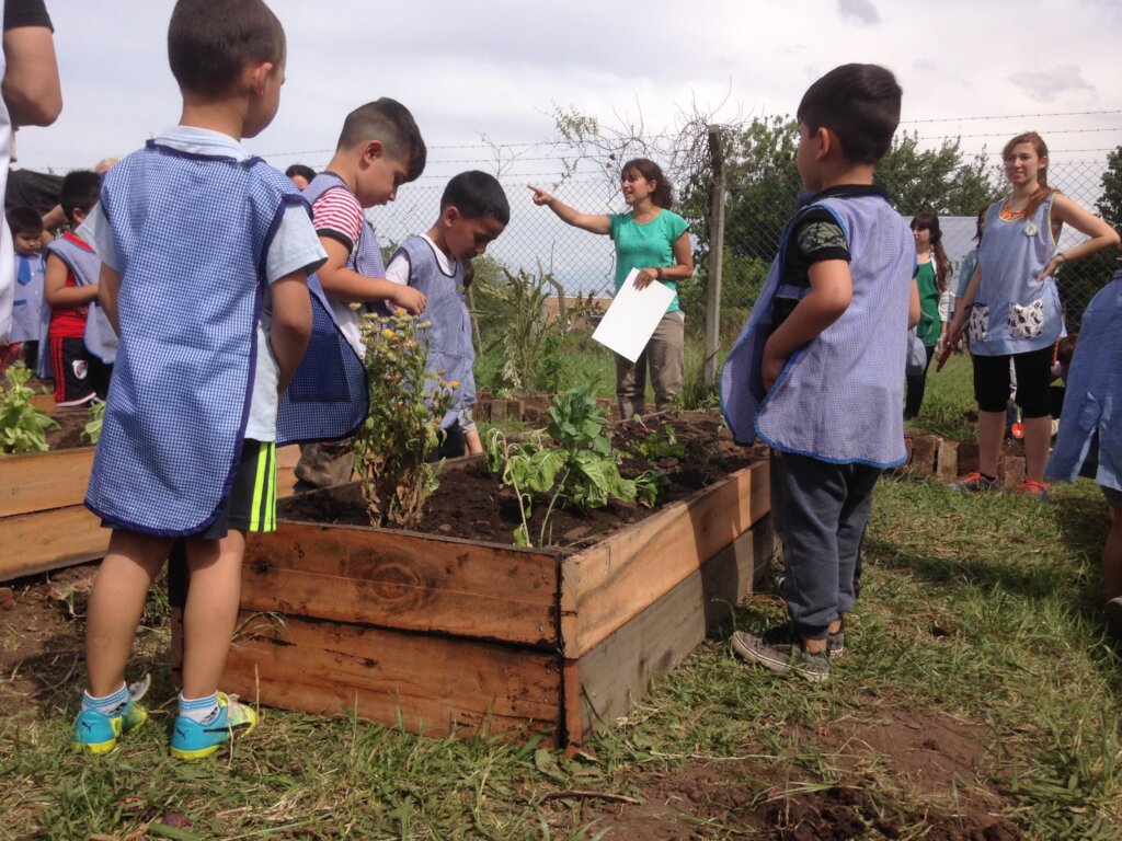 2,410 Children benefited with 10 Vegetable Gardens