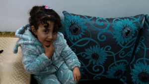 Our little friend, waiting for another surgery.