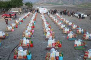 Food elements distributed