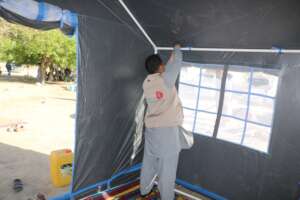shelter set up