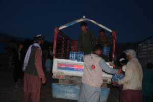 water bottle distribution