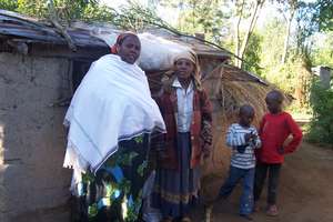 Women in the group and their children