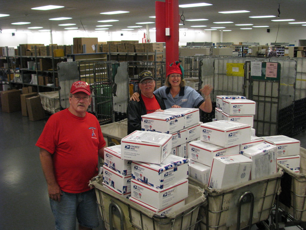A Red, White and Blue Christmas for our Troops.