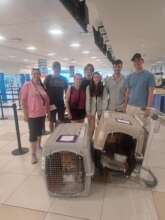 At the airport!
