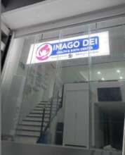 Our sign is up and shining light into the darkness