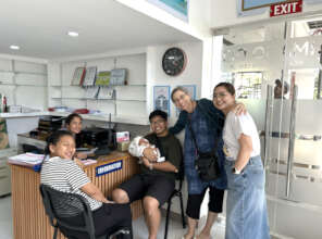 Loving patient care in under-construction space!