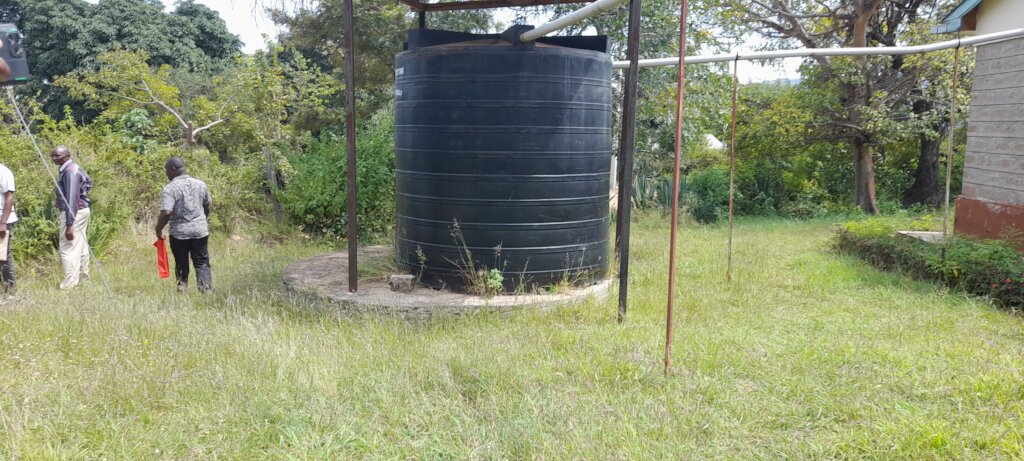 Installation of a Water Tank for Safe water