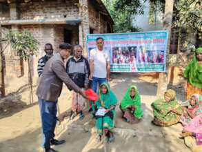 Food distribution ongoing for helpless elderly