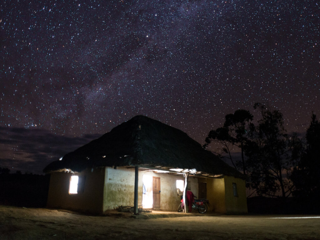 A Solar Lighted House