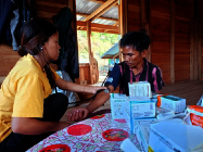 Community Health Worker receiving Training