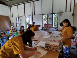 Trainees hard at work