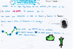letter written by a student about Cordoba's nature
