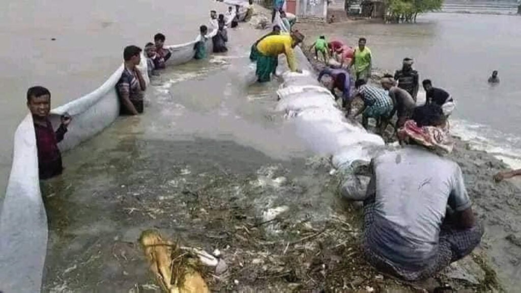 Relief and rehabilitation of cyclone victims