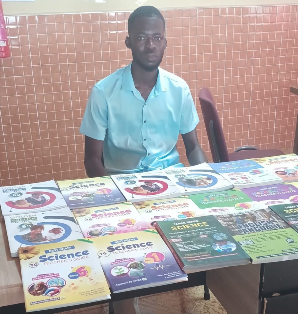 Project Leader with the books