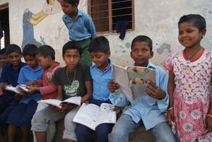 Children Reading Books
