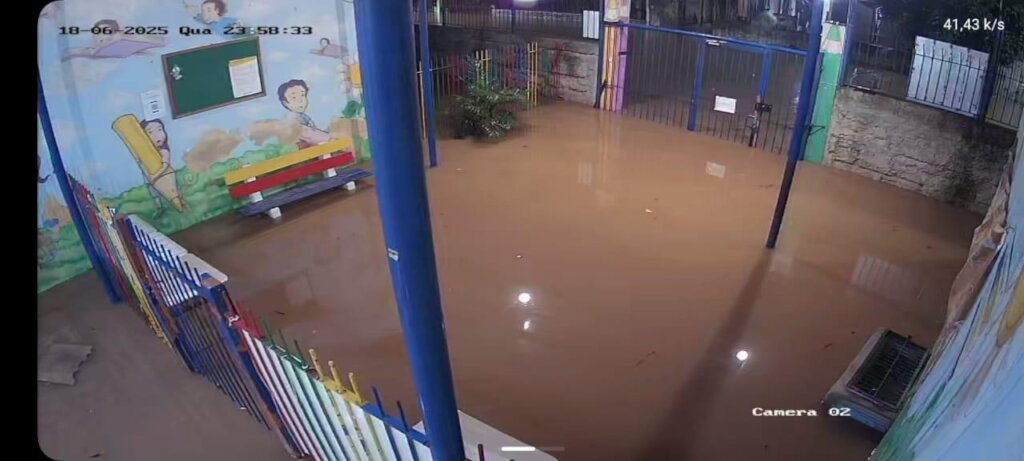 Escola atingida em junho/2025