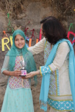 Proud recipient of an award given at Results Day