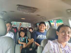 Next trip off to kid's club.